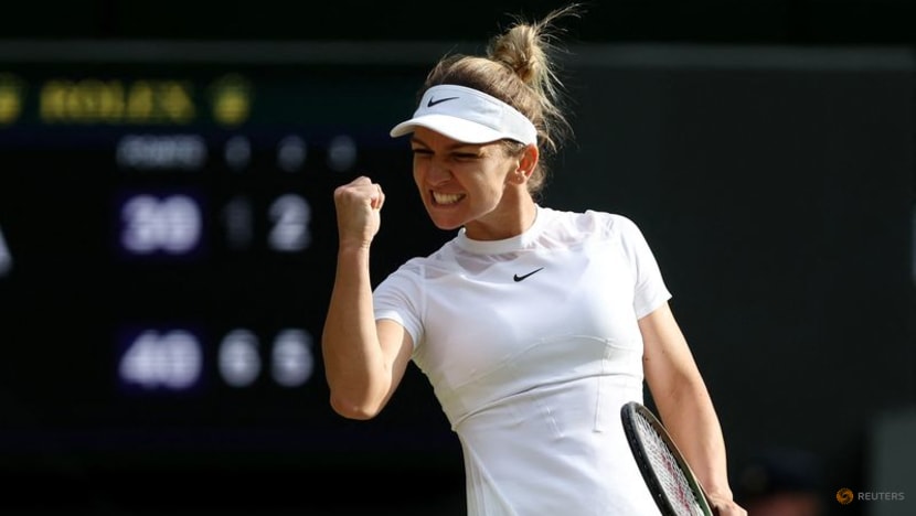 Halep mauls Badosa on Centre Court return to reach quarters Halep mauls Badosa on Centre Court return to reach quarters