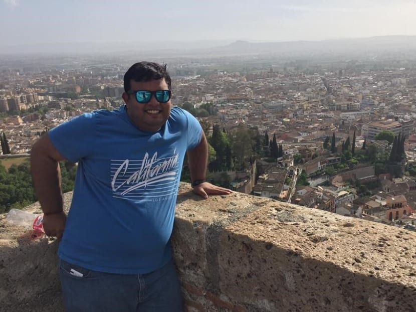 The writer, pictured here during a trip to Spain in 2018, recounts how he bounced back from losing his job as a business analyst in July 2020. The writer, pictured here during a trip to Spain in 2018, recounts how he bounced back from losing his job as a business analyst in July 2020.