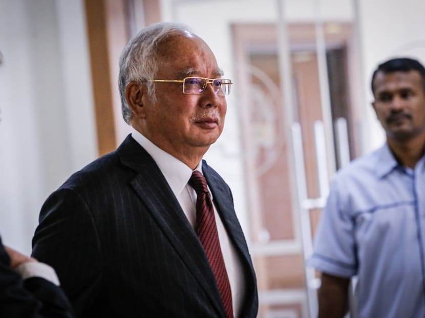 Mr Najib Razak at the Kuala Lumpur High Court on Dec 10, 2019.