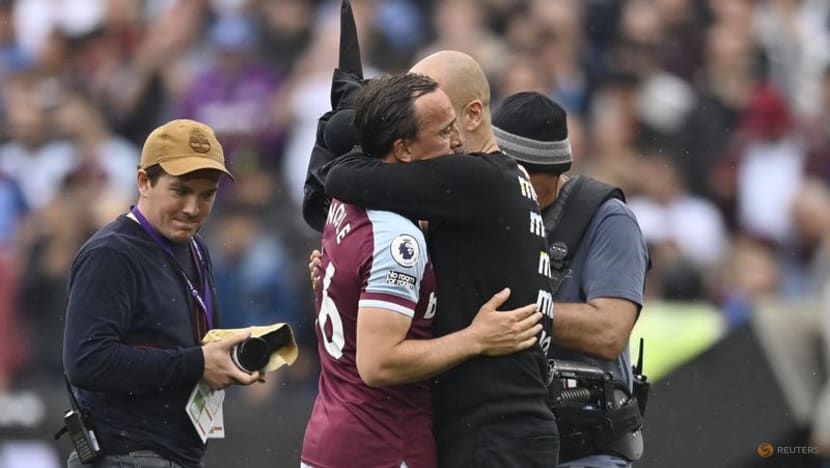 Guardiola happy as title in City's hands despite West Ham draw Guardiola happy as title in City's hands despite West Ham draw