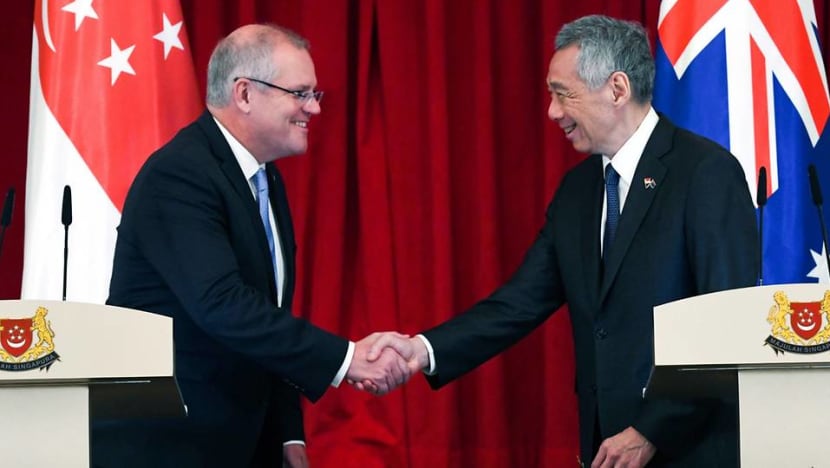 Australia PM Scott Morrison to visit Singapore for leaders’ meeting with Lee Hsien Loong
