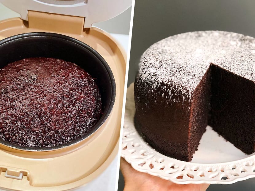 Rice Cooker Cake | Basic Sponge Cake Recipe | NO BAKE NO-OVEN & NO-EGG -  YouTube