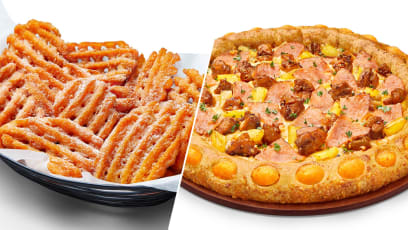 Sweet Potato Stuffed Crust Pizza And Waffle Fries Now Available At Pizza Hut