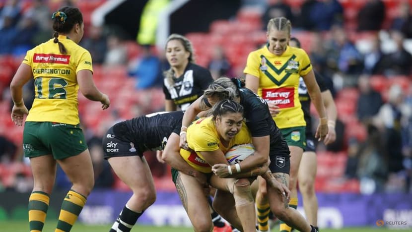 Rugby League-Australia women storm to third successive Rugby League World Cup title Rugby League-Australia women storm to third successive Rugby League World Cup title