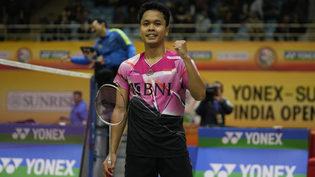 World number two Ginting storms into Singapore Badminton Open semis