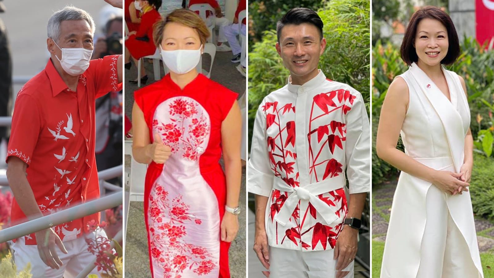 From Cheongsams To Local Designs, Here Is What MPs Wore To NDP 2021 From Cheongsams To Local Designs, Here Is What MPs Wore To NDP 2021