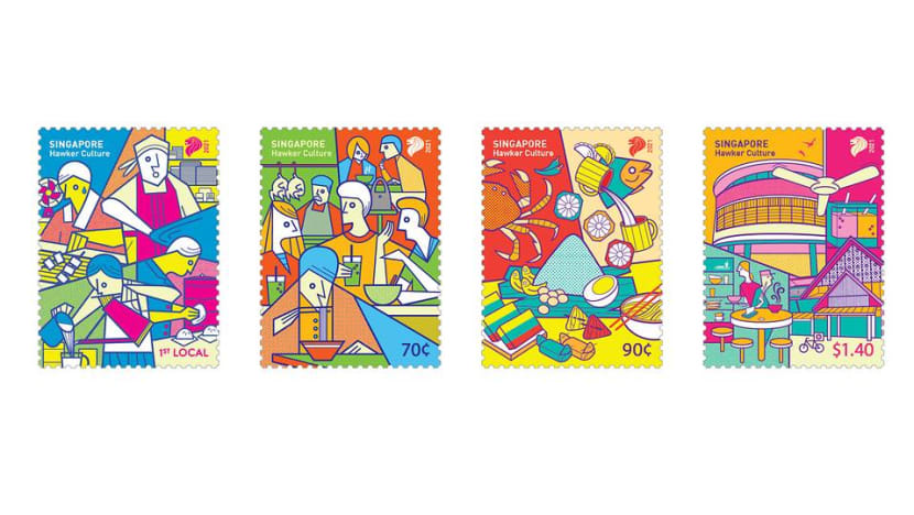 SingPost releases stamps to mark Singapore hawker culture UNESCO inscription
