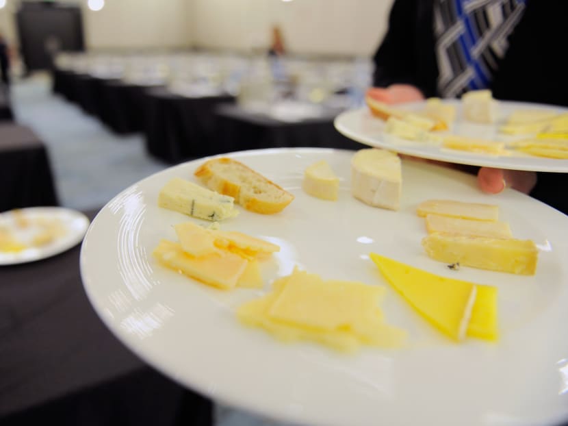 Cheese on display. Photo: AFP