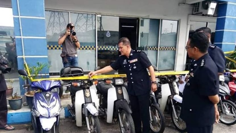 5 geng curi motosikal di Johor Bahru ditumpaskan