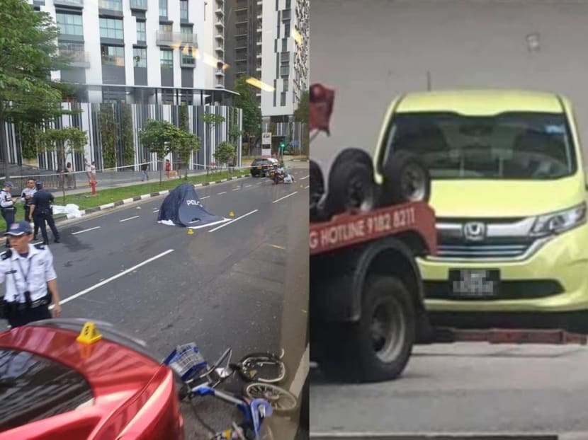 Photos of the fatal accident have made the rounds on social media and show a red Maserati car with a police tent nearby.