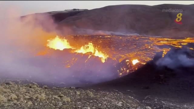 冰岛火山爆发 排放有毒气体或污染空气