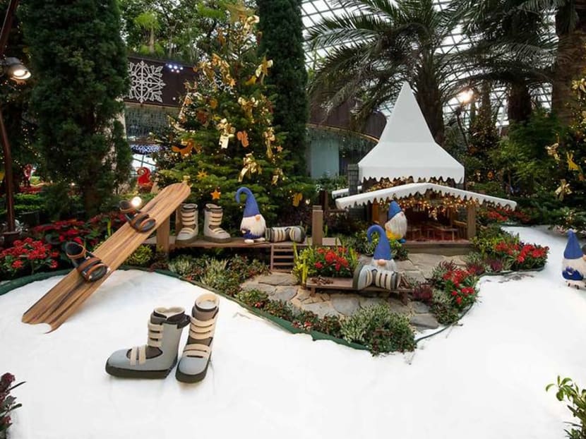 Gardens by the Bay gets first Nordic theme with Poinsettia Wishes floral displays Gardens by the Bay gets first Nordic theme with Poinsettia Wishes floral displays