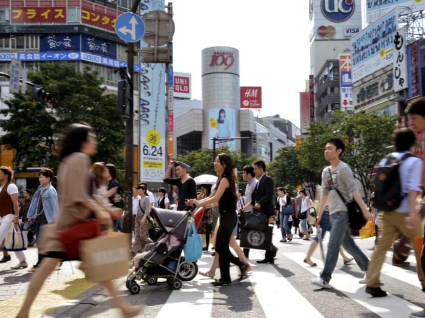 A street in downtown Tokyo. Photo: AFP