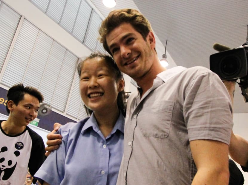 Spider-Man swings down to Commonwealth Secondary School