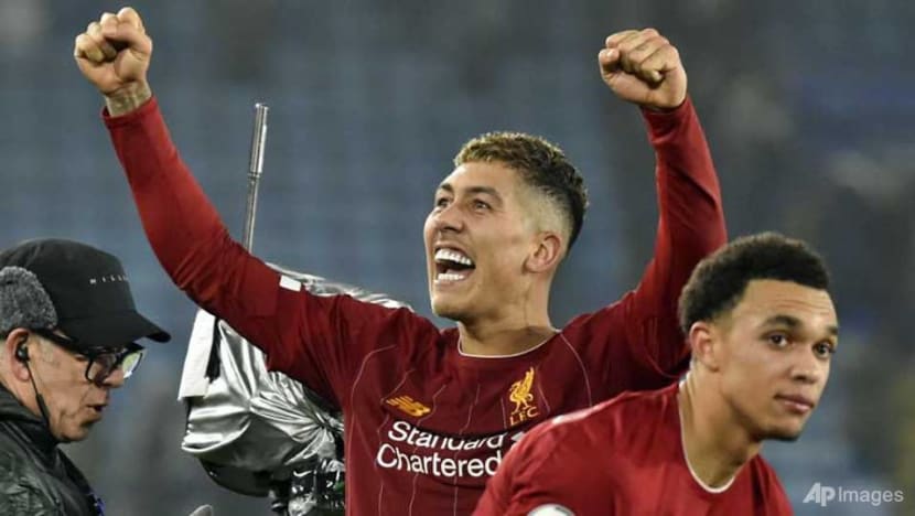 Football: Liverpool thrash Leicester to open up 13-point Premier League lead