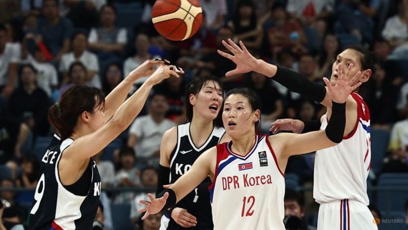 Games-Divided again, South Korea beat North Korea in Asian Games basketball