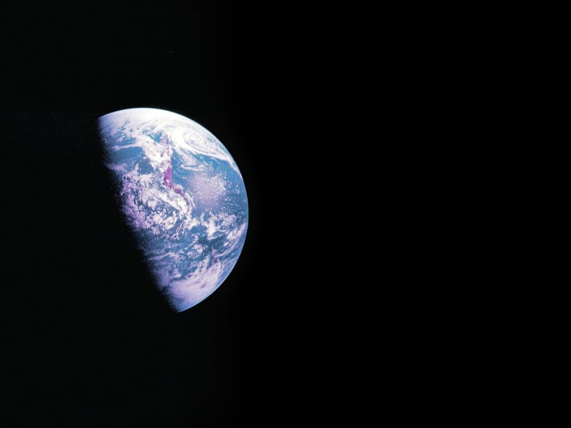 This Dec 1968 image taken during the Apollo VIII mission and released by NASA shows the planet Earth. Photo: NASA Johnson Space Center via AP