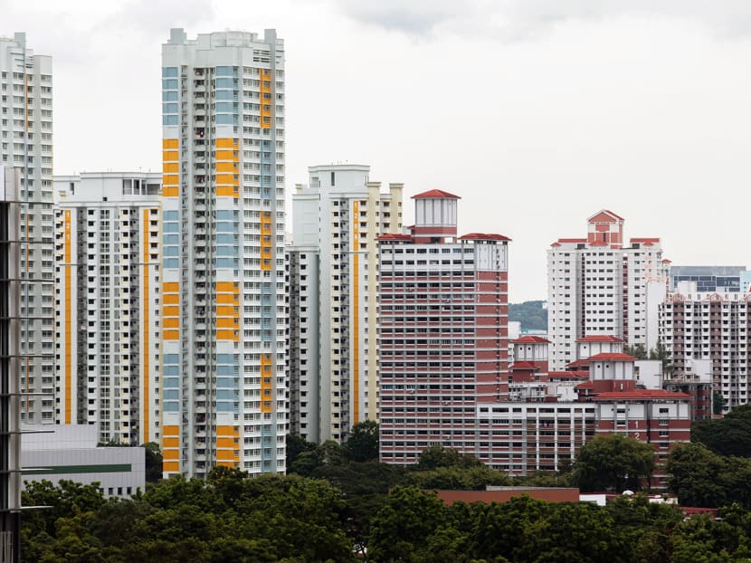 A view of HDB flats in Bukit Merah. 