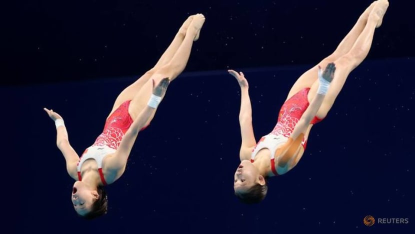 Olympics women diving Beijing 2022