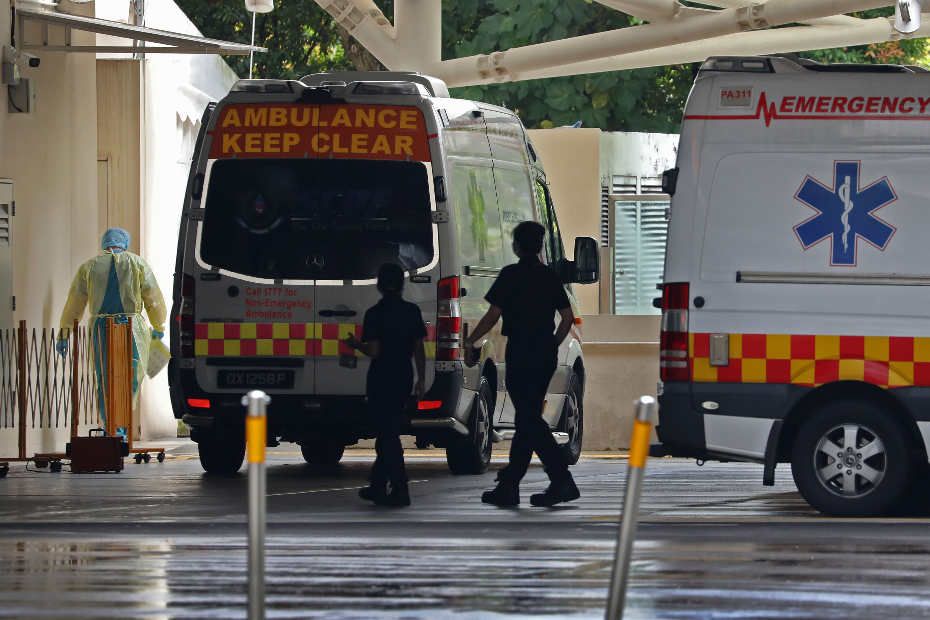 The Singapore Civil Defence Force handled 213,615 calls in 2021 and the majority were emergency calls. The Singapore Civil Defence Force handled 213,615 calls in 2021 and the majority were emergency calls.