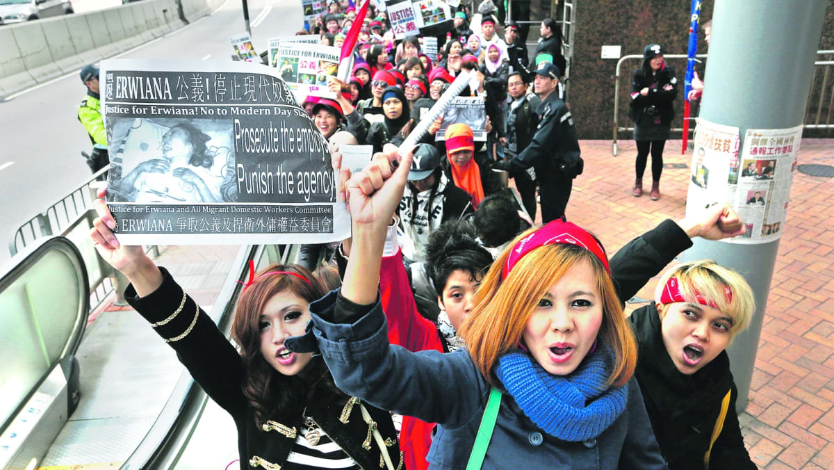 Thousands In Hk Protest Against Abuse Of Indonesian Maid Today