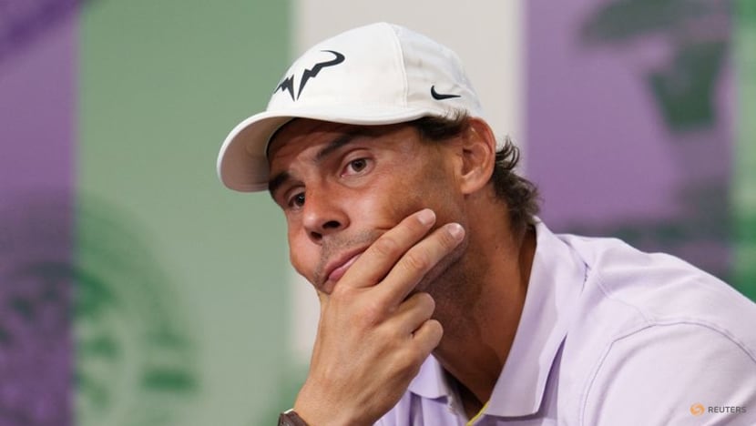 Nadal pulls out of Wimbledon semi-final with abdominal injury Nadal pulls out of Wimbledon semi-final with abdominal injury
