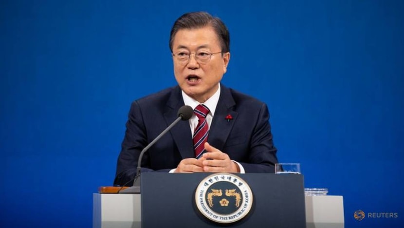 South Korea's Moon urges Biden administration to follow up on Trump-Kim summit South Korea's Moon urges Biden administration to follow up on Trump-Kim summit