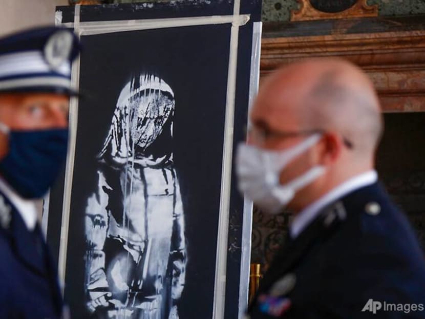 Italy returns stolen artwork by Banksy to France on Bastille Day