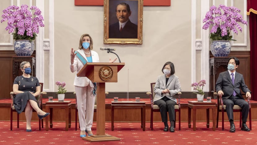 Pelosi pledges solidarity with Taiwan as China holds military drills, vents anger