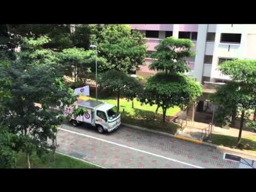 PAP campaign vehicle in Bishan-Toa Payoh GRC
