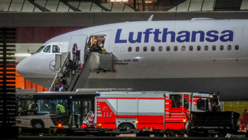 First Lufthansa plane with Afghanistan evacuees lands in Germany First Lufthansa plane with Afghanistan evacuees lands in Germany
