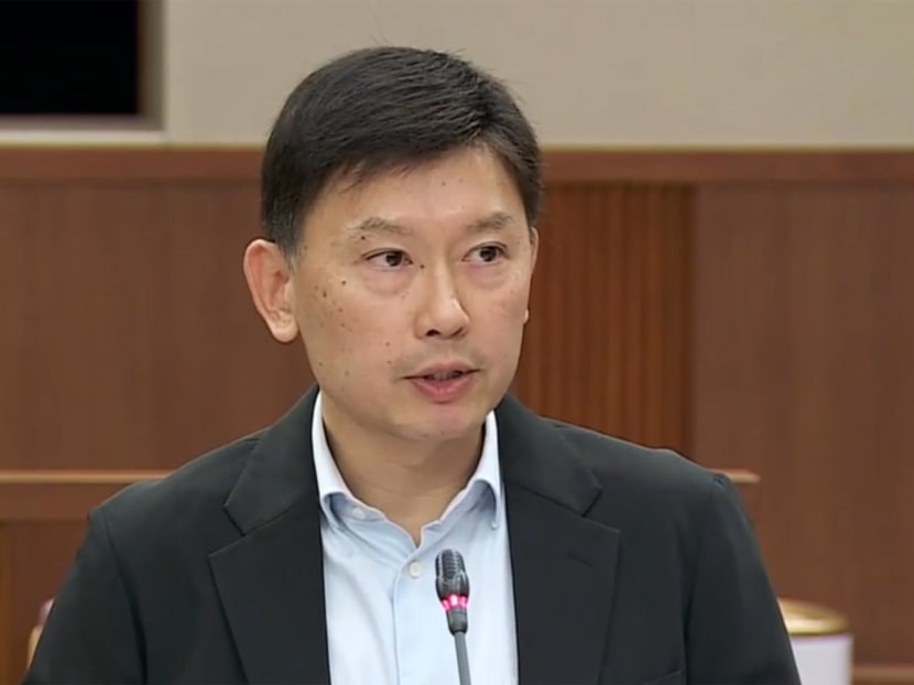 Senior Minister of State for Finance Chee Hong Tat speaking in Parliament on Oct 4, 2022.