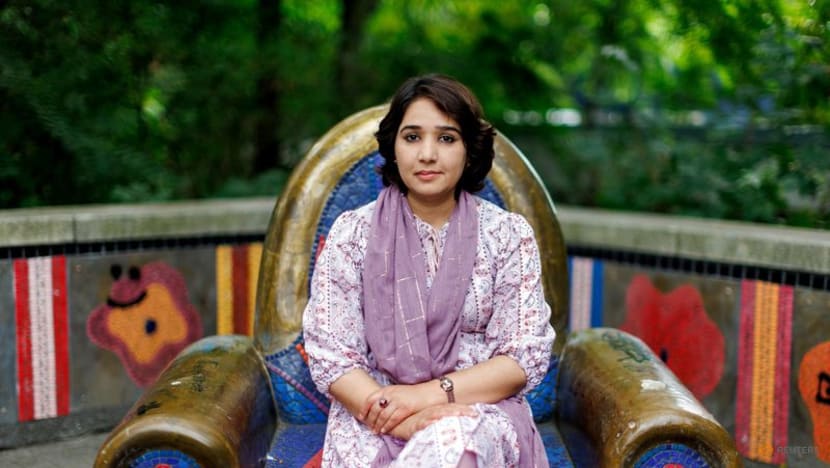 Afghan female journalist struggles for women 'heroes' from exile Afghan female journalist struggles for women 'heroes' from exile