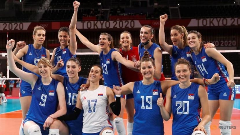 Olympics-Volleyball-Serbia thrash Kenya, S Korea scrape past Dominican Republic Olympics-Volleyball-Serbia thrash Kenya, S Korea scrape past Dominican Republic
