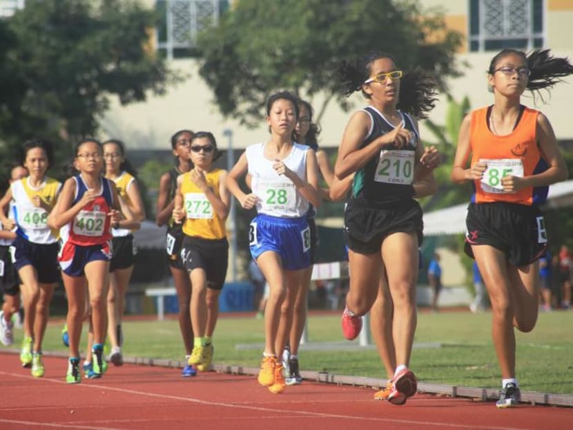 For secondary schools that do not offer track-and-field as a co-curricular activity, students who are keen to take it up may head down to train at the Home of Athletics, a facility beside the Singapore Sports Hub.
