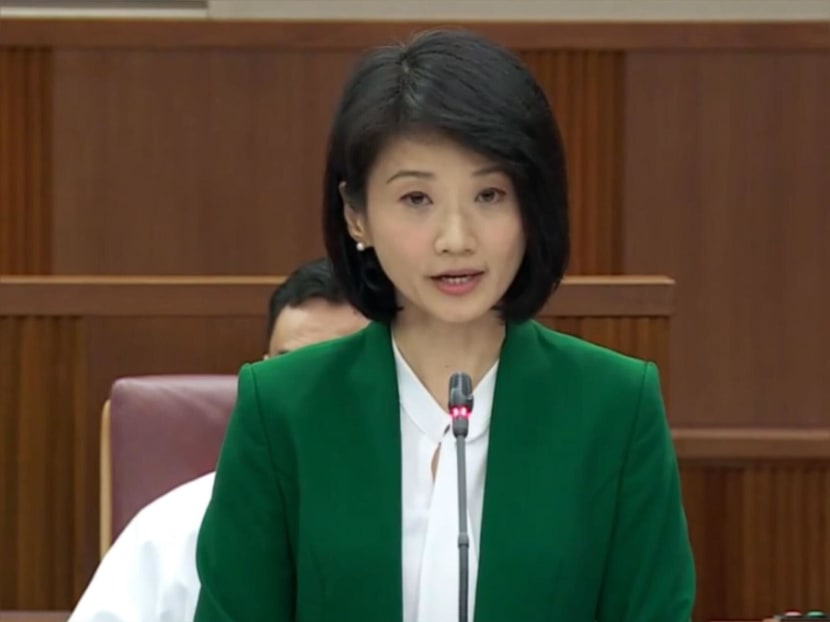 Ms Sun Xueling speaking in Parliament on Sept 18, 2023.