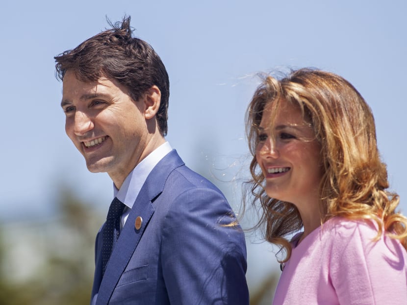 Canadian Prime Minister Justin Trudeau and his wife Sophie Gregoire-Trudeau.