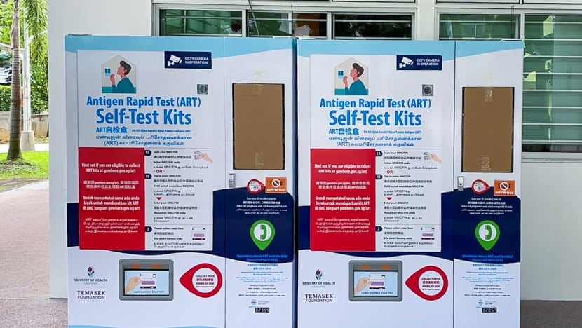 100 vending machines to be set up for collection of COVID-19 self-test kits