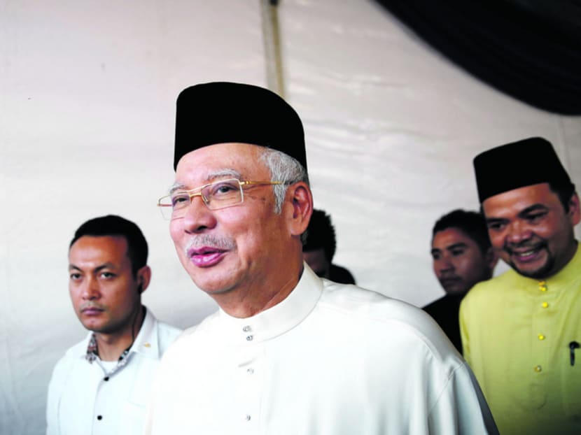 Mr Najib called on moderates not to be silent. Photo: Reuters