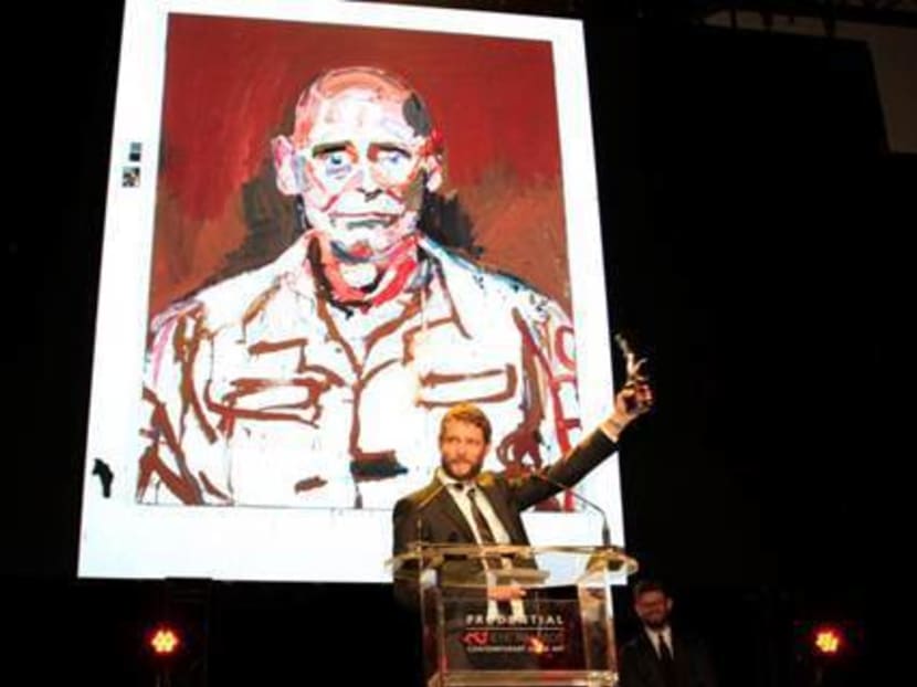 Australian painter Ben Quilty was the overall winner at the Prudential Eye Awards last night at Suntec City.