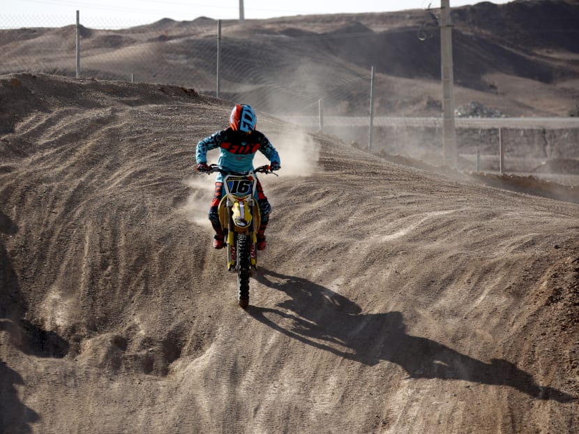 Iranian biker blazes trail for women