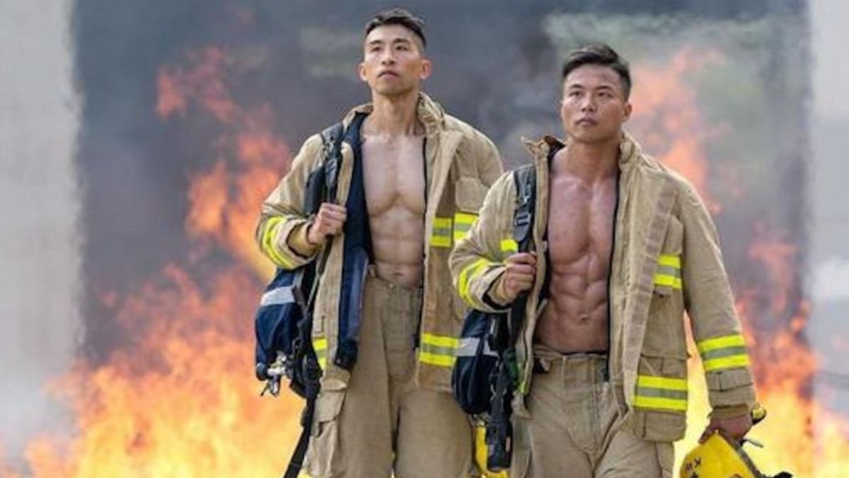 Super Fit Hong Kong Firemen Turn Up The Heat For 2024 Calendar - 8days