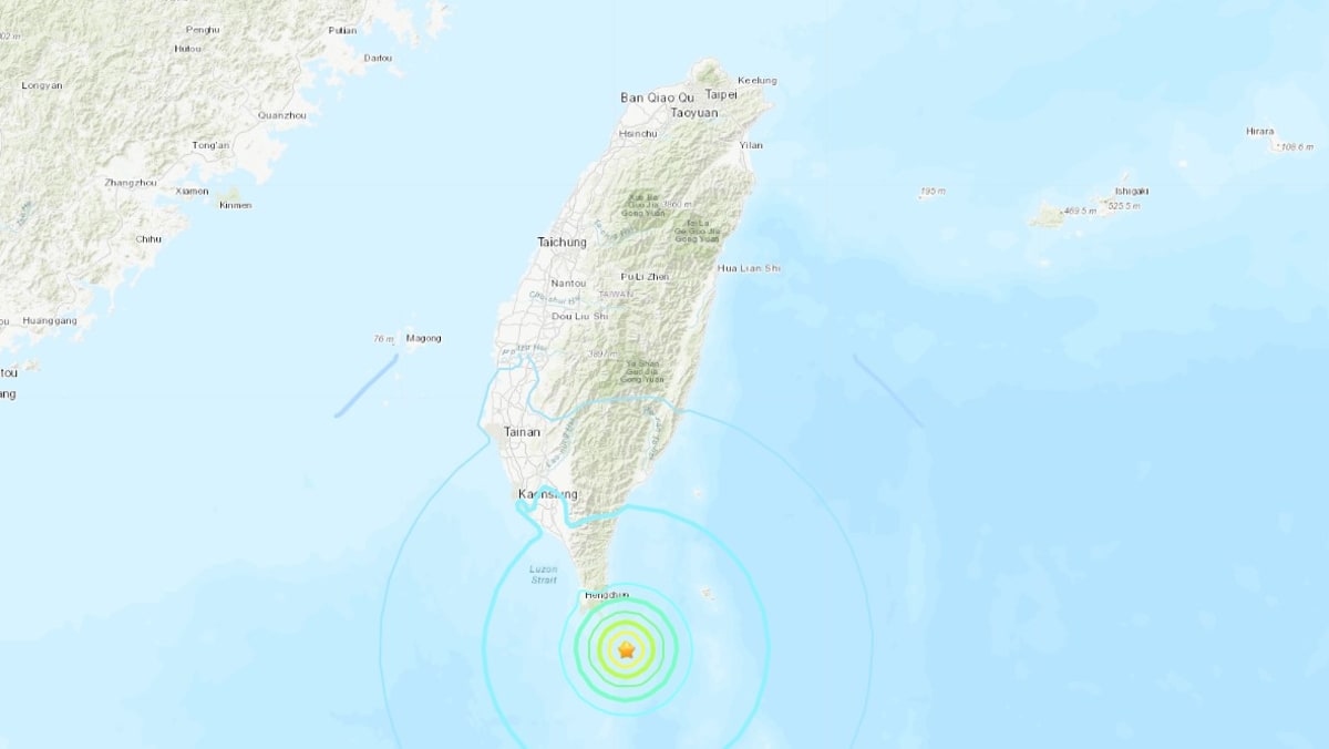 Gempa berkekuatan 5,7 SR mengguncang Hengchun, Taiwan: USGS