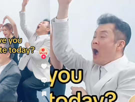 Terence Cao and Dawn Yeoh show you how to whiten your armpits while singing Westlife's You Raise Me Up