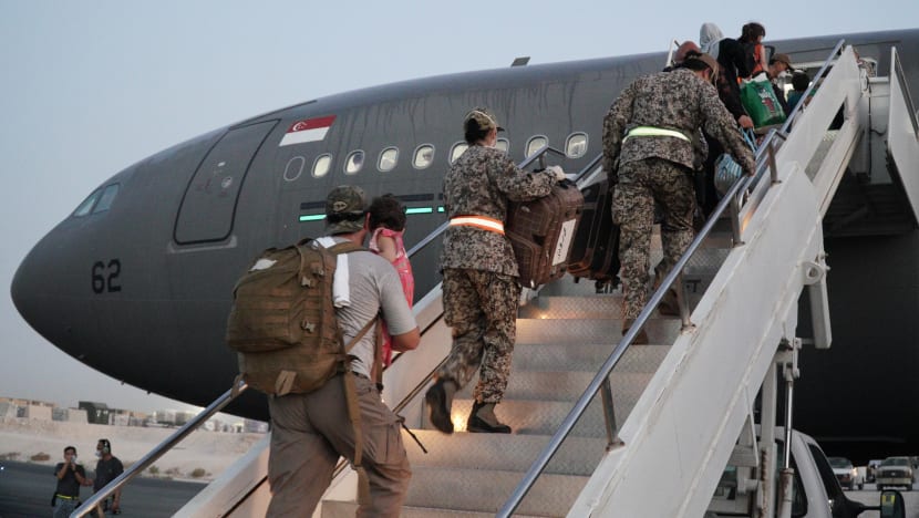RSAF tanker-transport plane returns to Singapore after mission to help Afghan evacuees