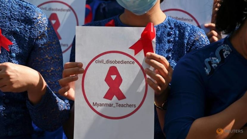 More than 125,000 Myanmar teachers suspended for opposing coup: Educators' group More than 125,000 Myanmar teachers suspended for opposing coup: Educators' group