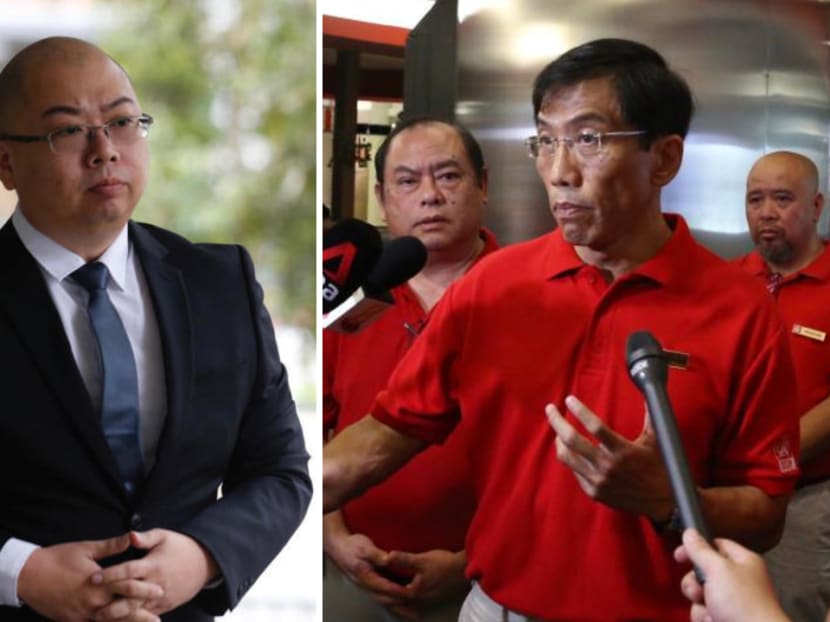 The Online Citizen chief editor Terry Xu (left) and Singapore Democratic Party chief Chee Soon Juan (right).
