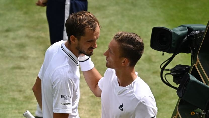 Medvedev into last eight for first time after Lehecka retires injured 