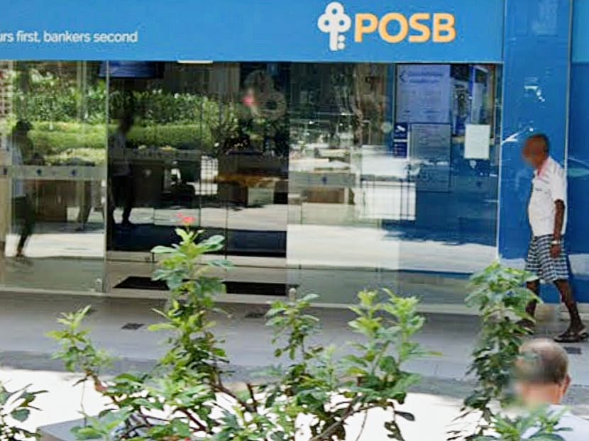 A POSB bank outlet at Tanjong Pagar Plaza. Some of the bank's branches are still closed due to Covid-19 and public health considerations.