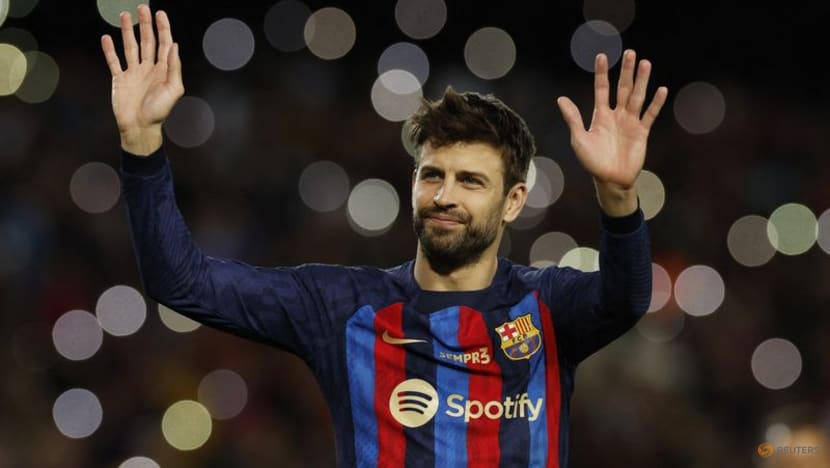 Barcelona bid farewell to emotional Pique with win over Almeria Barcelona bid farewell to emotional Pique with win over Almeria
